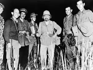 Wingate with Chindit officers